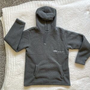 Gray Nike Sherpa Hoodie